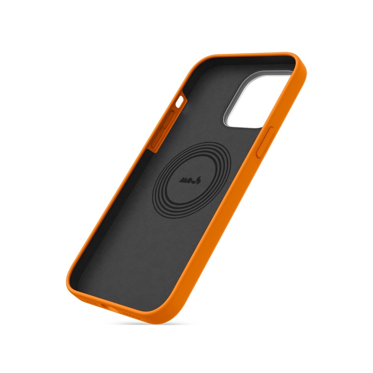 MagSafe® Compatible Tangerine Silicone Phone Case - Minimalist - US 5442