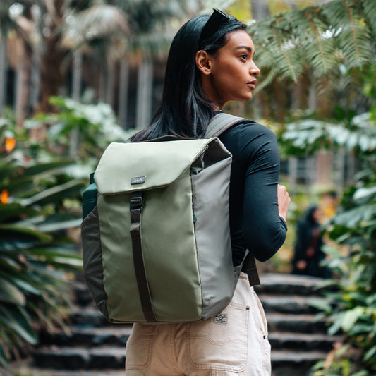 Flap Backpack – Sage - US 4903
