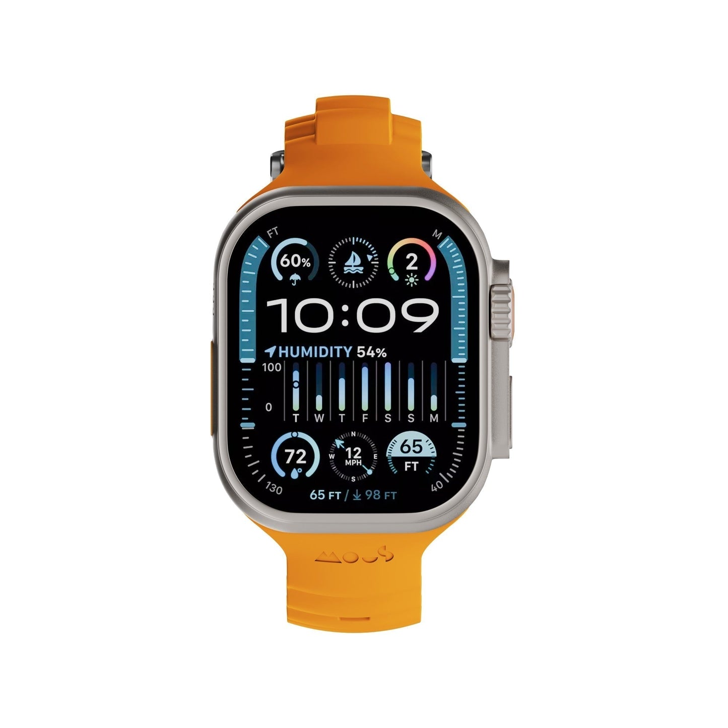 Tiger Orange Active Strap - US 6045
