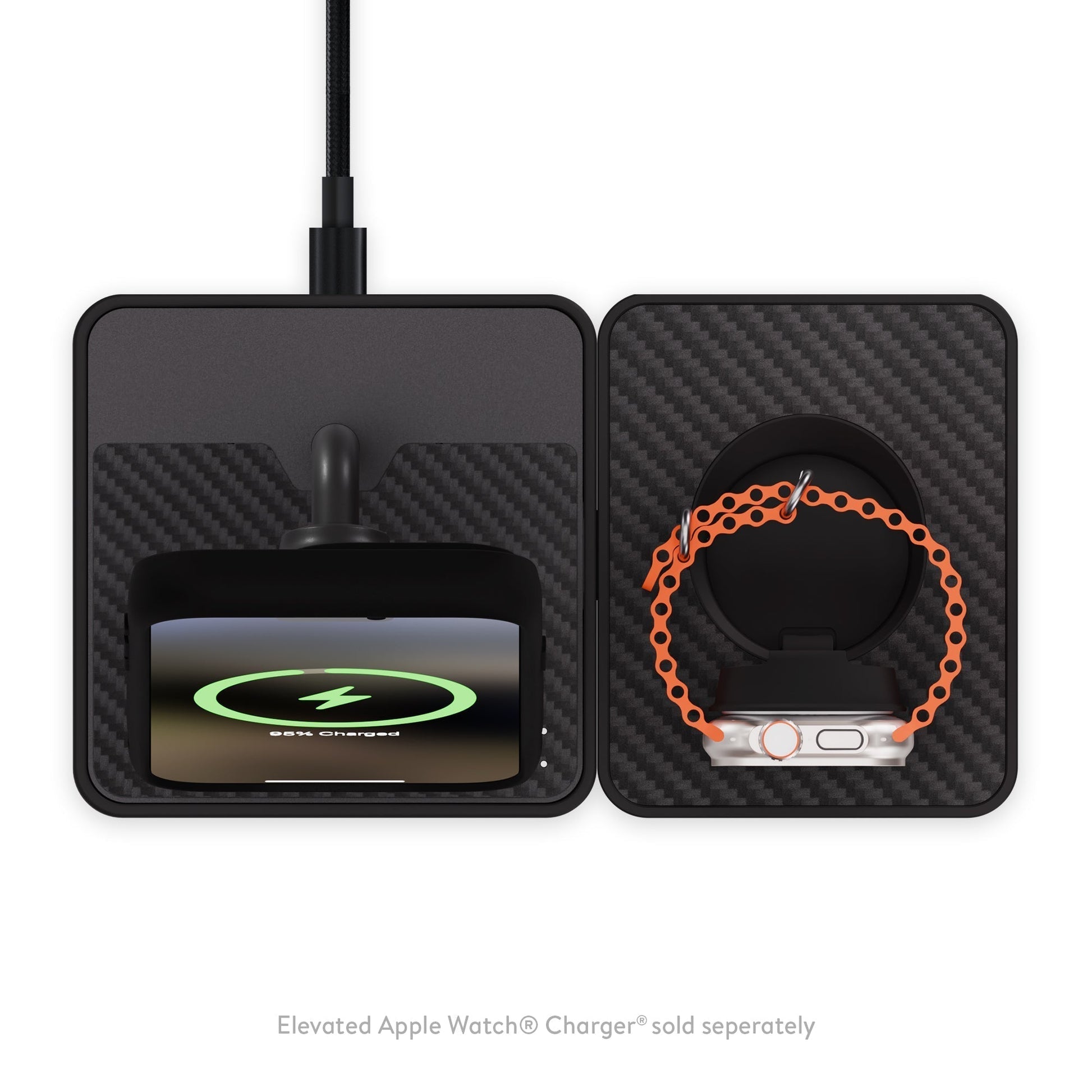 Wireless Charging Stand - Aramid Fibre - US 8406