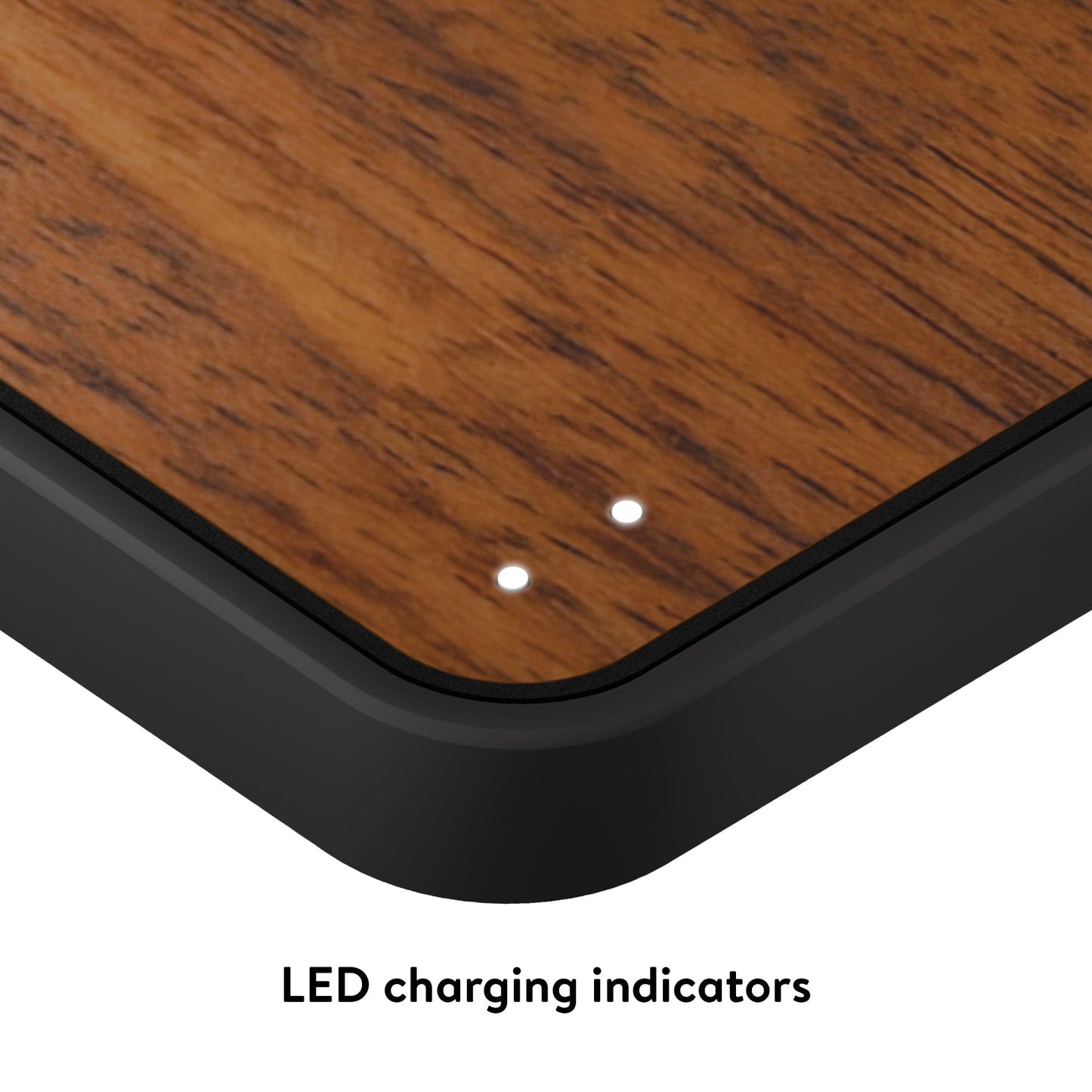 Wireless Charging Stand - Walnut - US 3846
