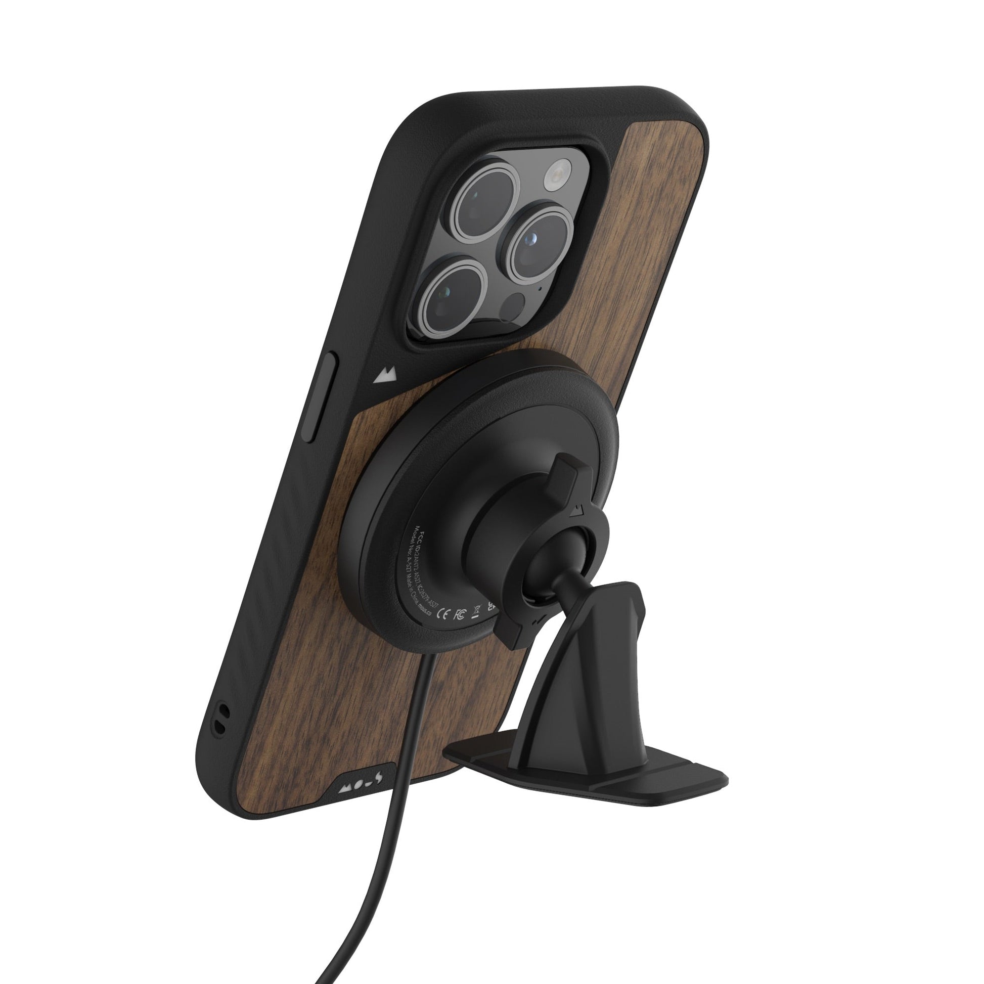 Adhesive Wireless Charging Car Mount - US 3822