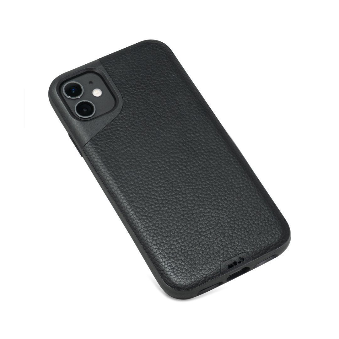 Black Leather Phone Case - Contour - US 5433