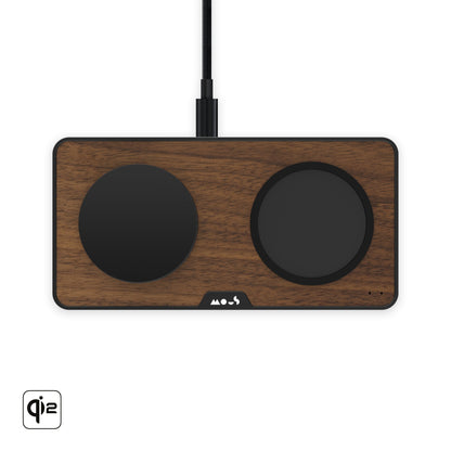 Walnut Wireless Charging Station - US 5940