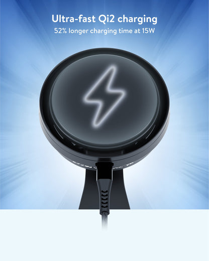 Wireless Charging Car Vent Clip - With Qi2 - US 4826