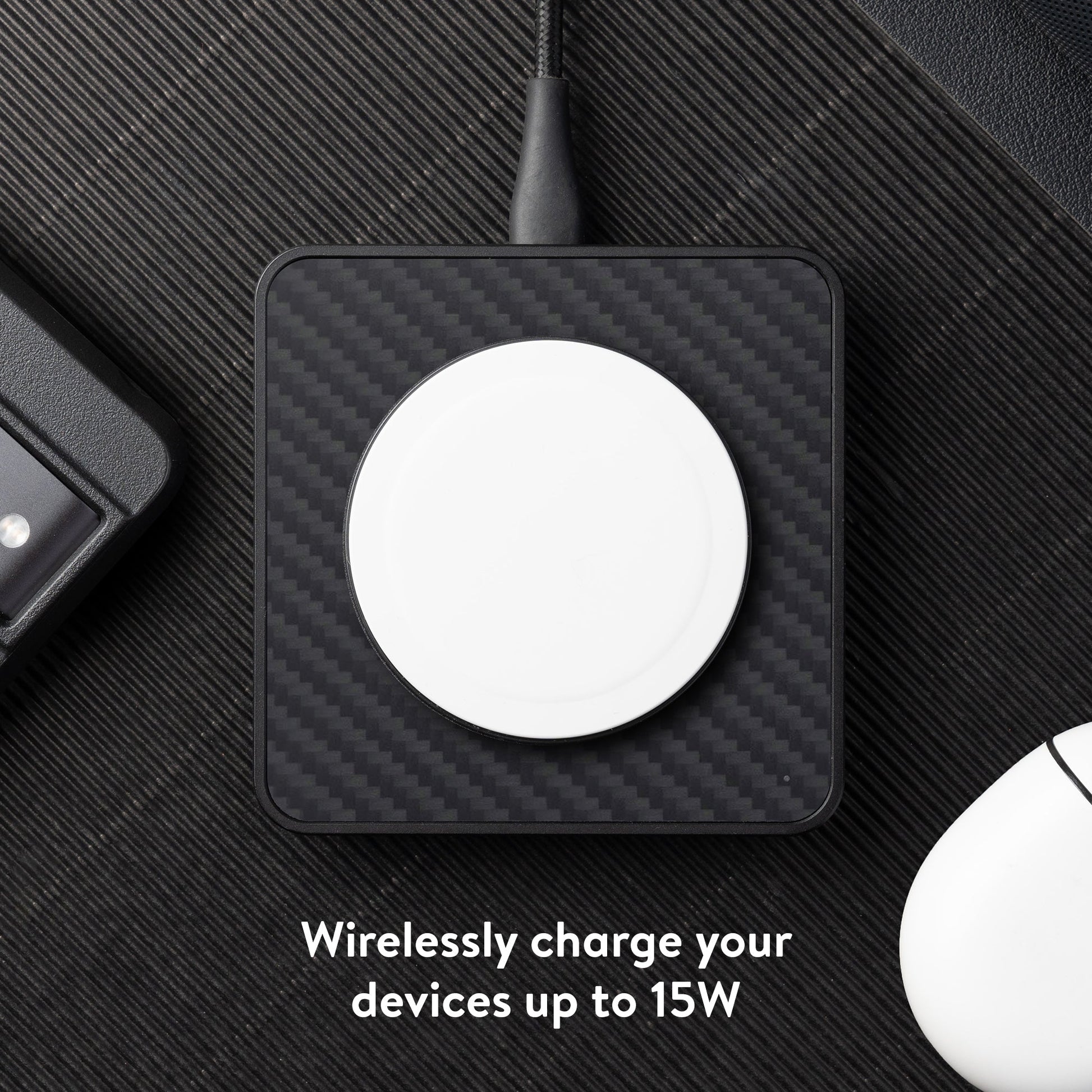 Aramid Fibre Wireless Charging Pad - US 5036