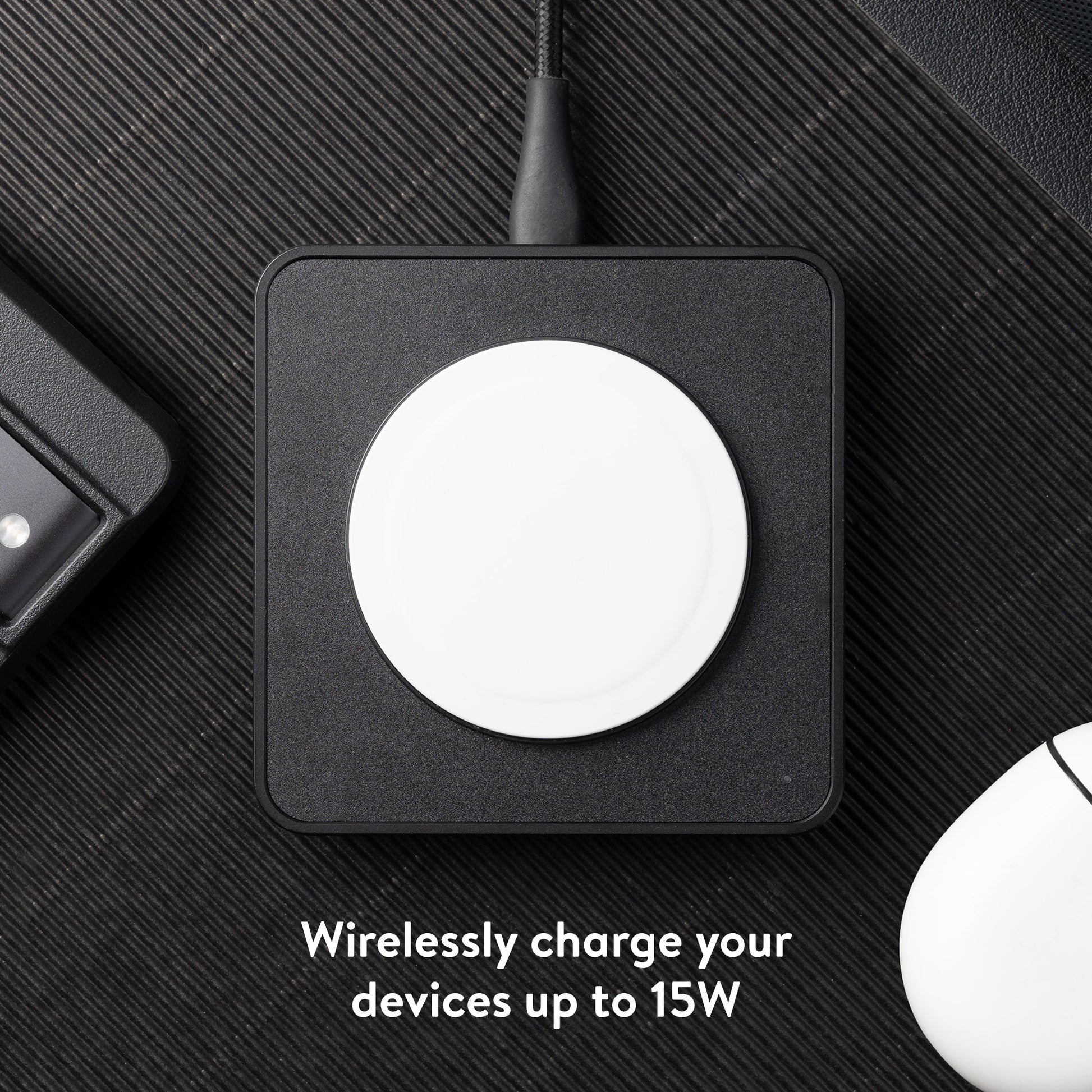 Matte Black Wireless Charging Pad - US 5162