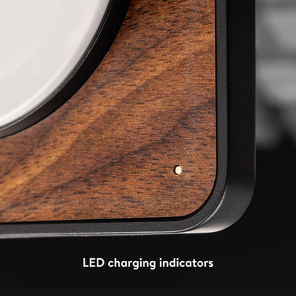 Walnut Wireless Charging Pad - US 6697