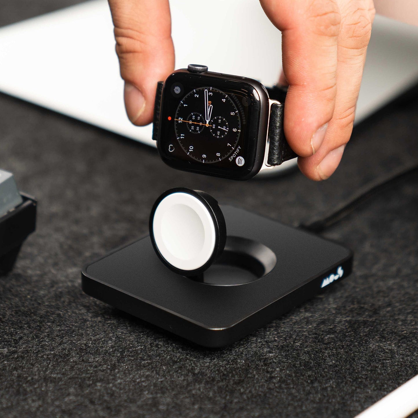 Matte Black Wireless Apple Watch® Charger - US 8380