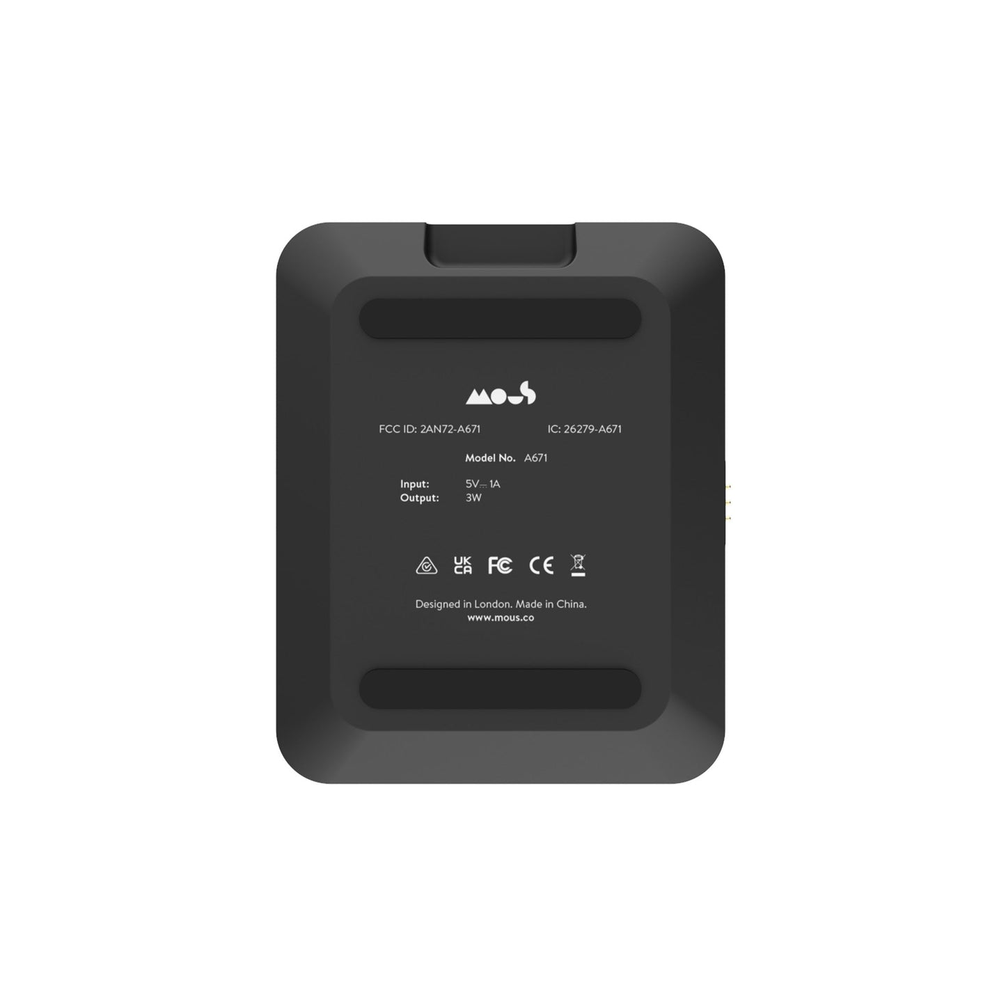 Matte Black Wireless Apple Watch® Charger - US 8380