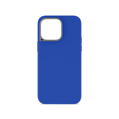 MagSafe® Compatible Cobalt Silicone Phone Case - Minimalist - US 7716