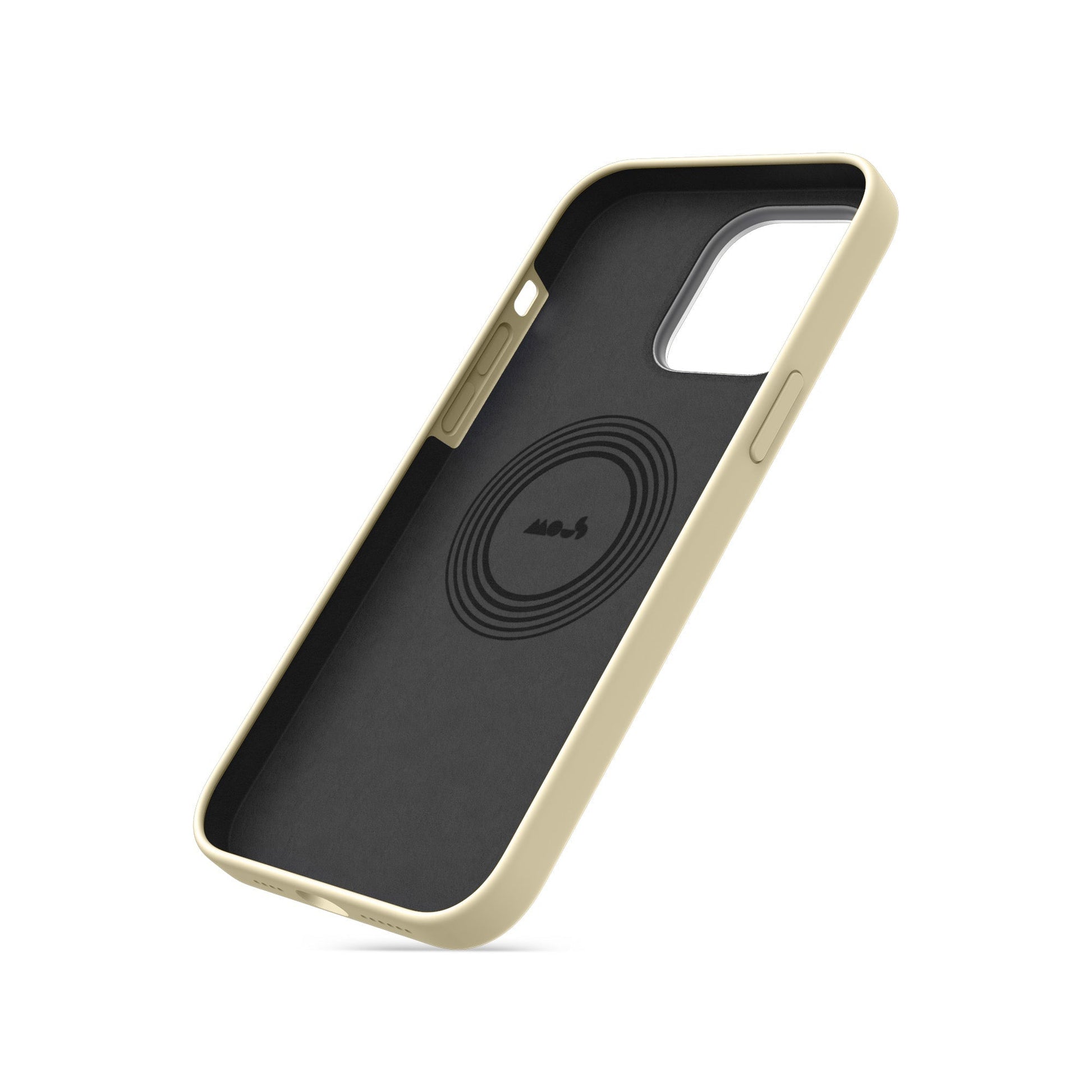 MagSafe® Compatible Ivory Silicone Phone Case - Minimalist - US 9808