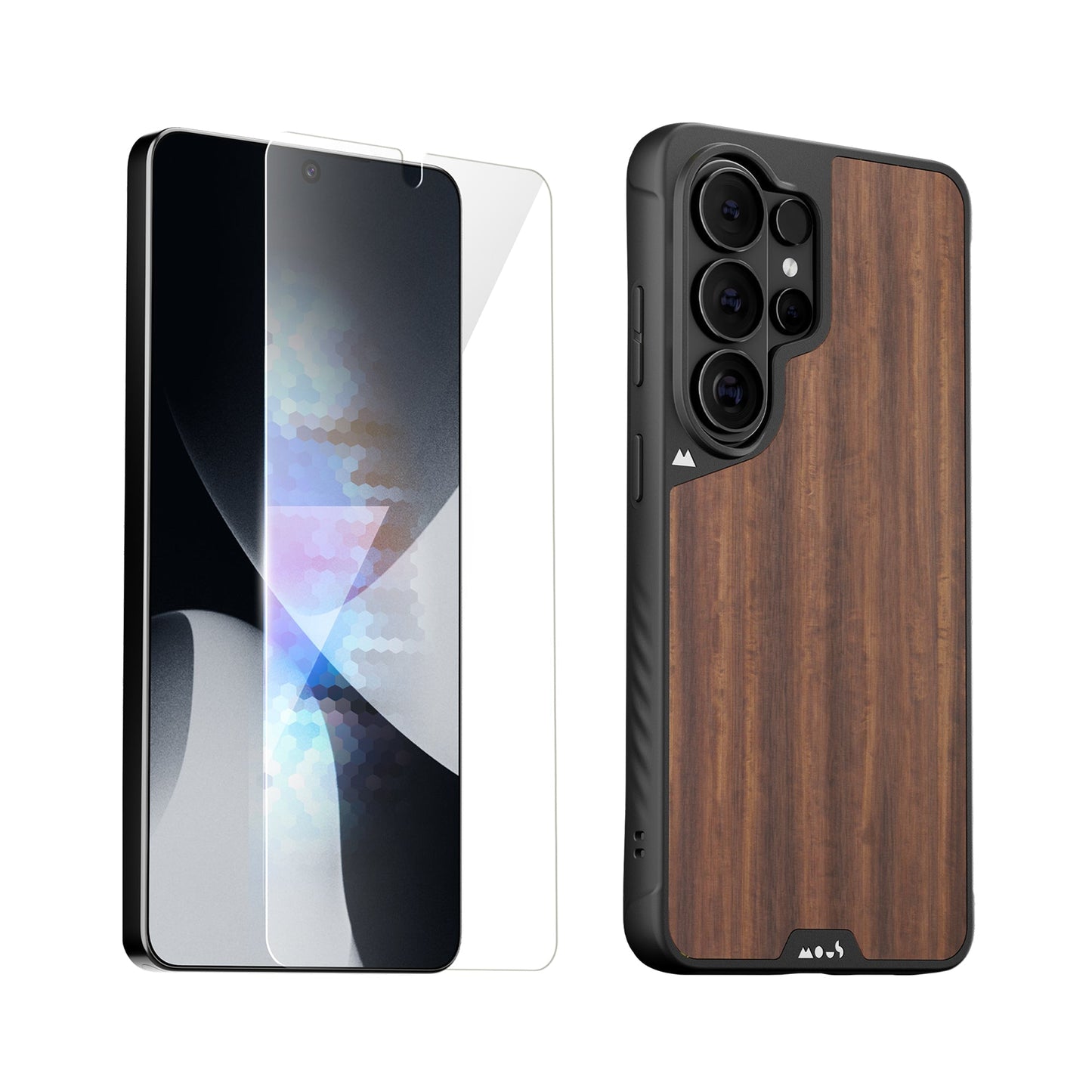 Walnut Protective Case and Screen Protector - Samsung Essentials Kit - US 1027