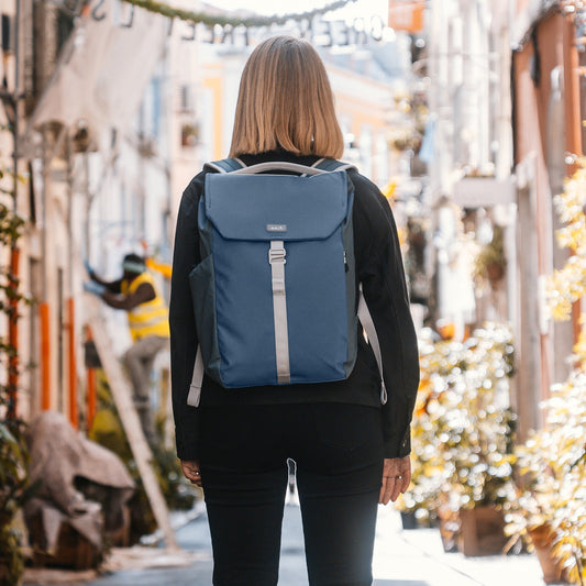 Flap Backpack with AiroFoam® - Marine - US 8675