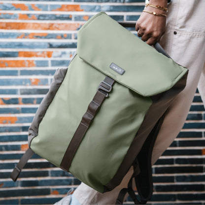 Flap Backpack – Sage - US 4903