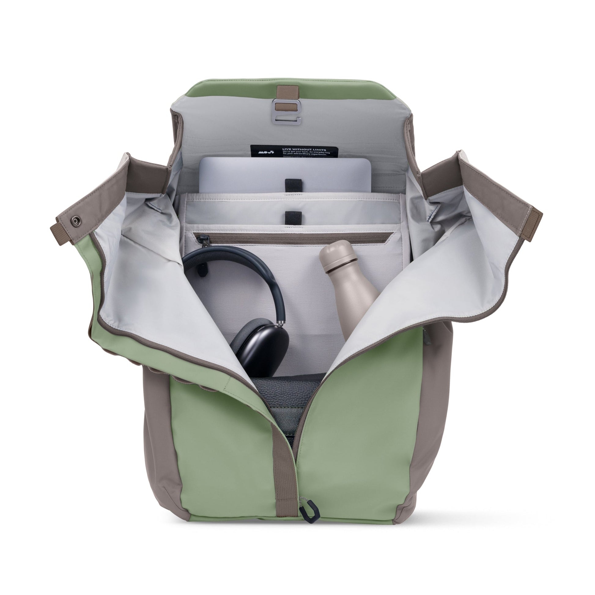 Flap Backpack – Sage - US 4903