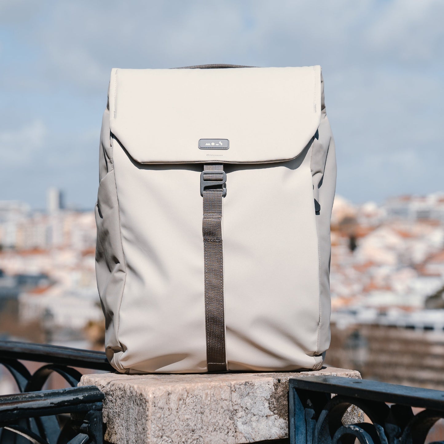 Flap Backpack – Stone - US 1096