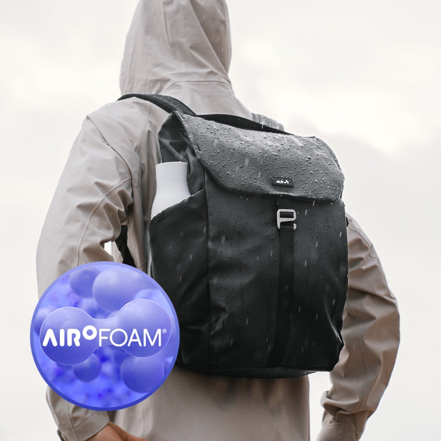 Flap Backpack with AiroFoam® - Midnight - US 5721