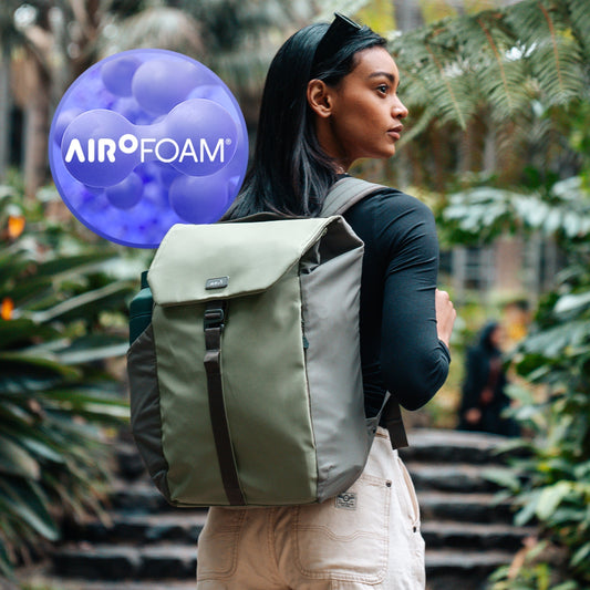 Flap Backpack with AiroFoam® - Sage - US 4462