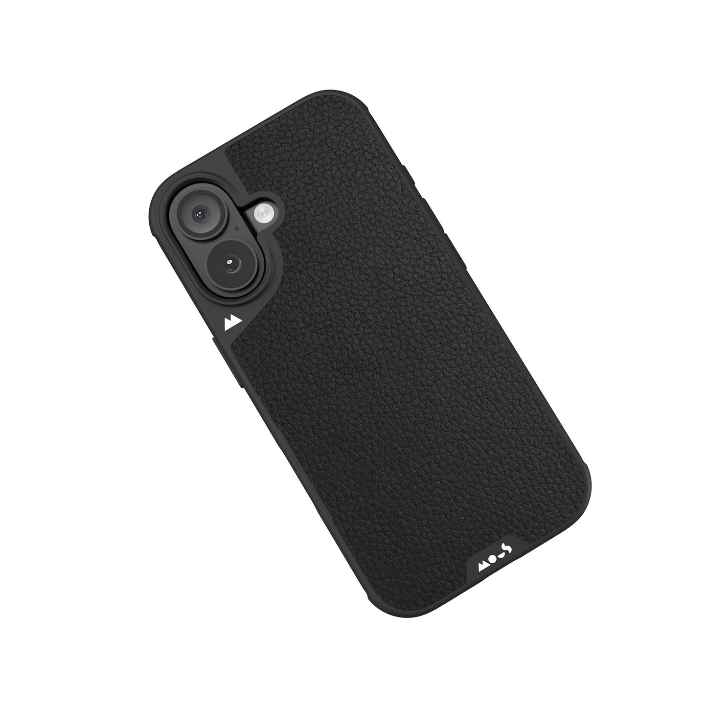 Black Leather Protective Phone Case with Camera Control Button - Limitless - US 5800
