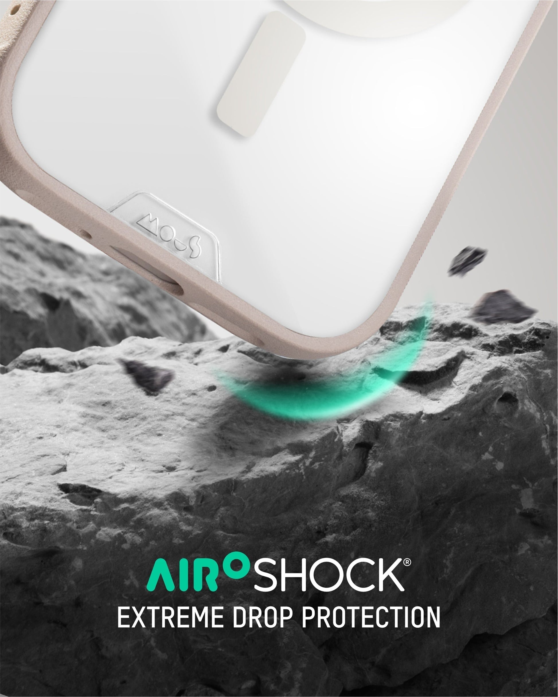 Protective Clear Phone Case Stone - Clarity MagSafe - US 6053