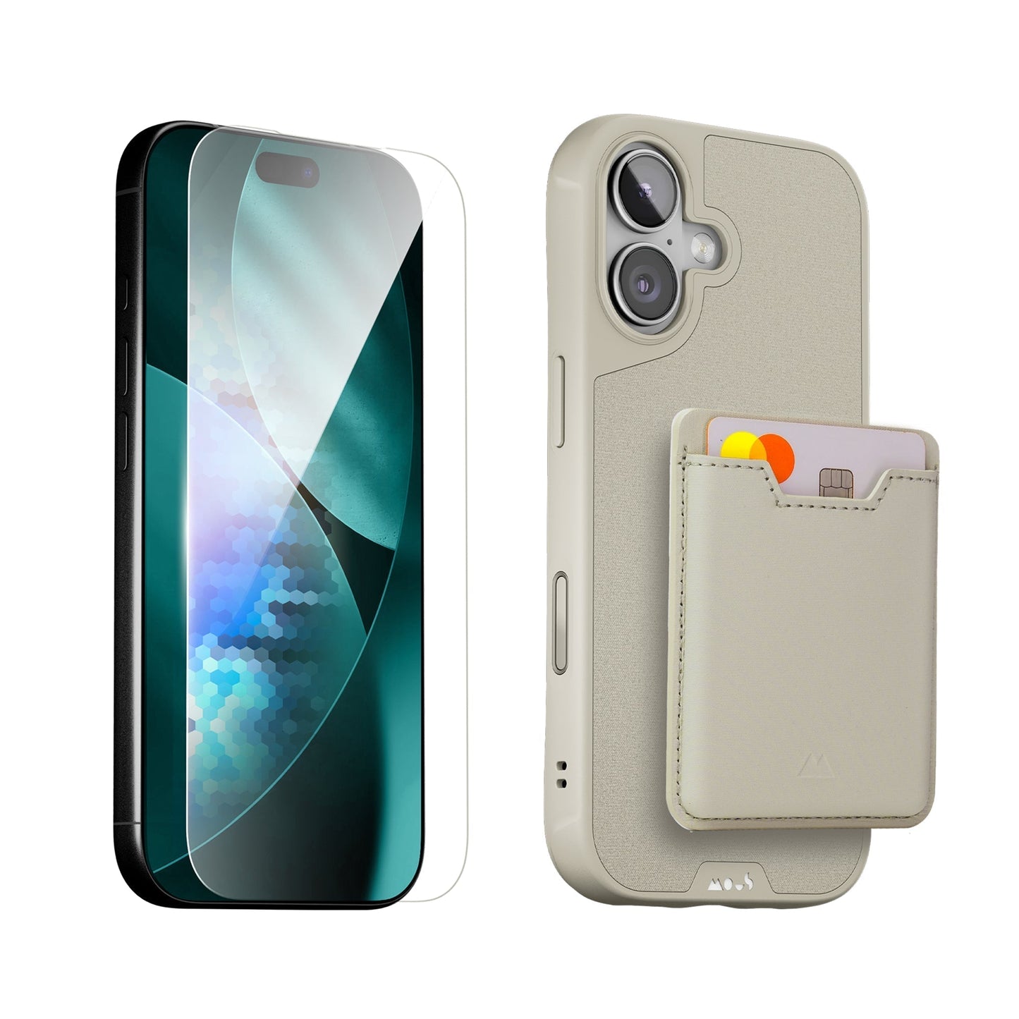 Stone Protective Case, Screen Protector and Card Wallet - Apple Starter Kit - US 2288