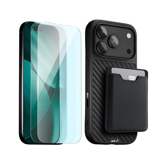 Aramid Fibre Protective Case, Screen Protector and Card Wallet - Apple Starter Kit - US 1276