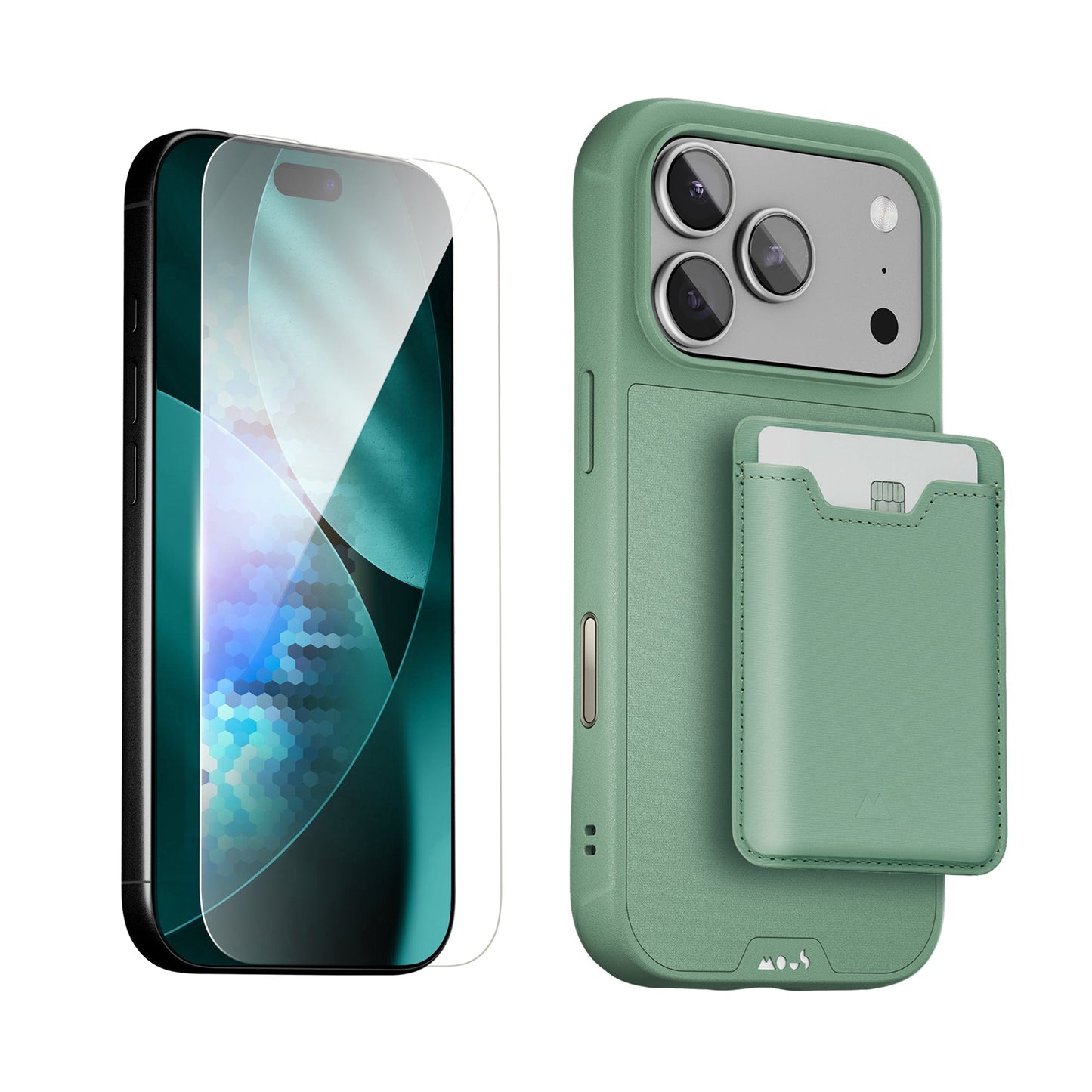 Sage Protective Case, Screen Protector and Card Wallet - Apple Starter Kit - US 2751