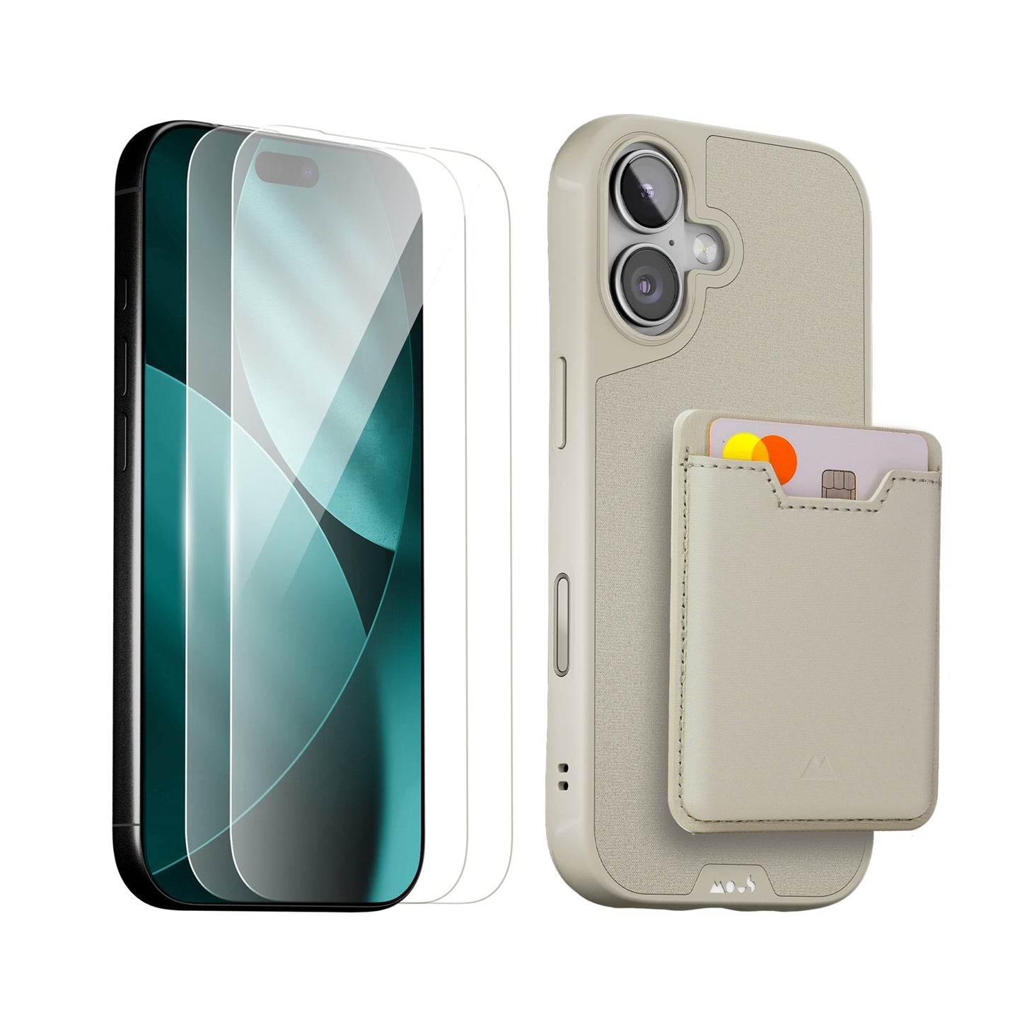 Stone Protective Case, Screen Protector and Card Wallet - Apple Starter Kit - US 2288