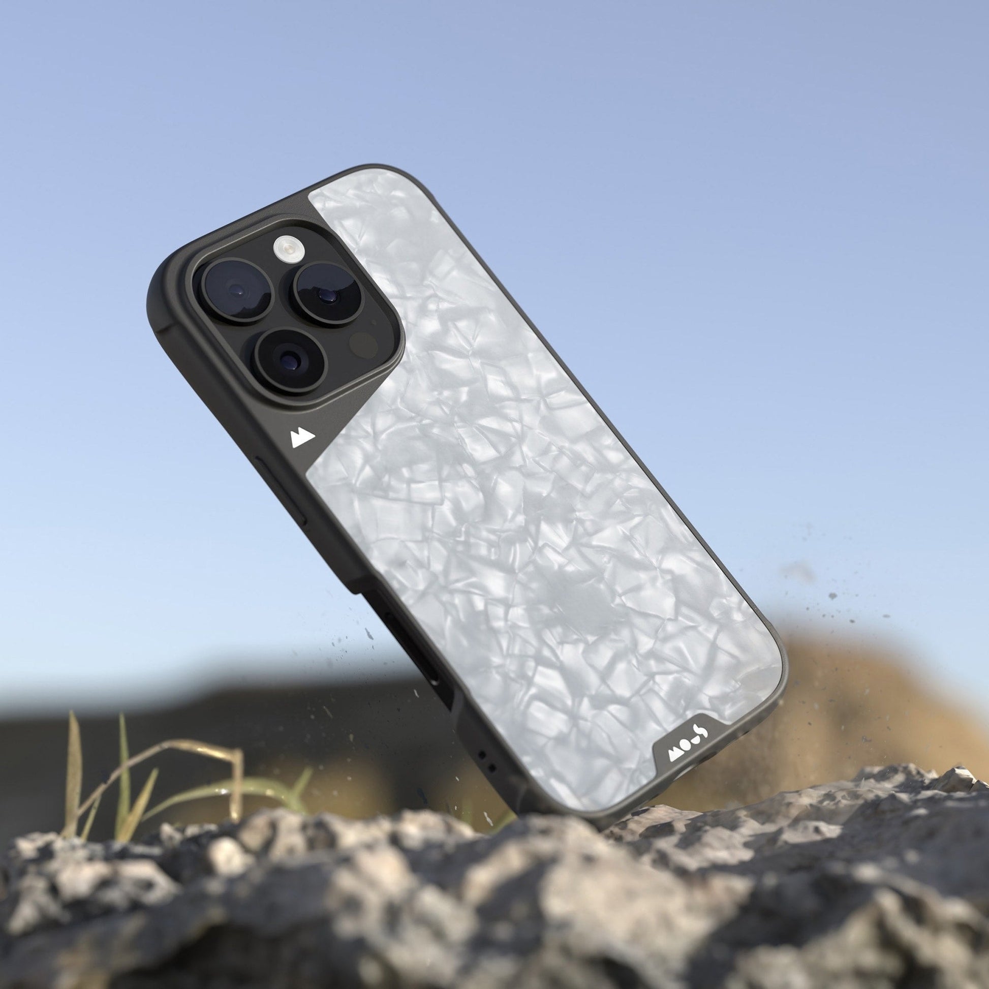 Silver Pearl Protective Phone Case - Limitless - US 8134